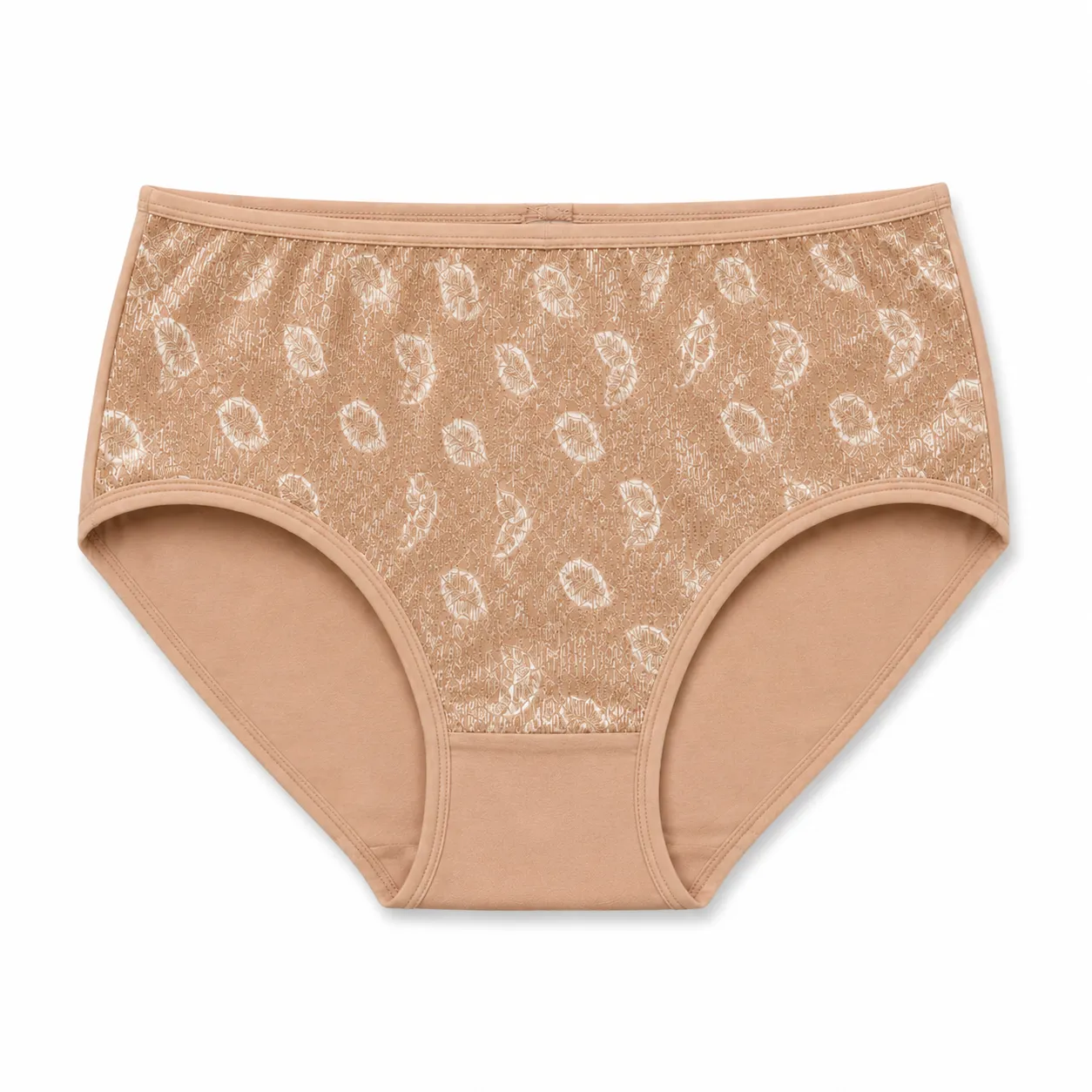 Women’s Floral Printed High-Waisted Brief Panty