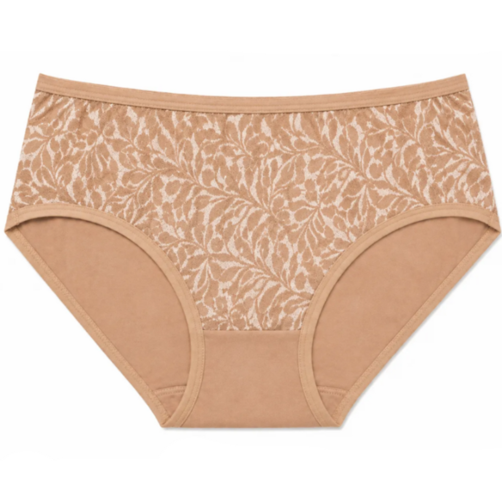 Women’s Floral Printed High-Waisted Brief Panty