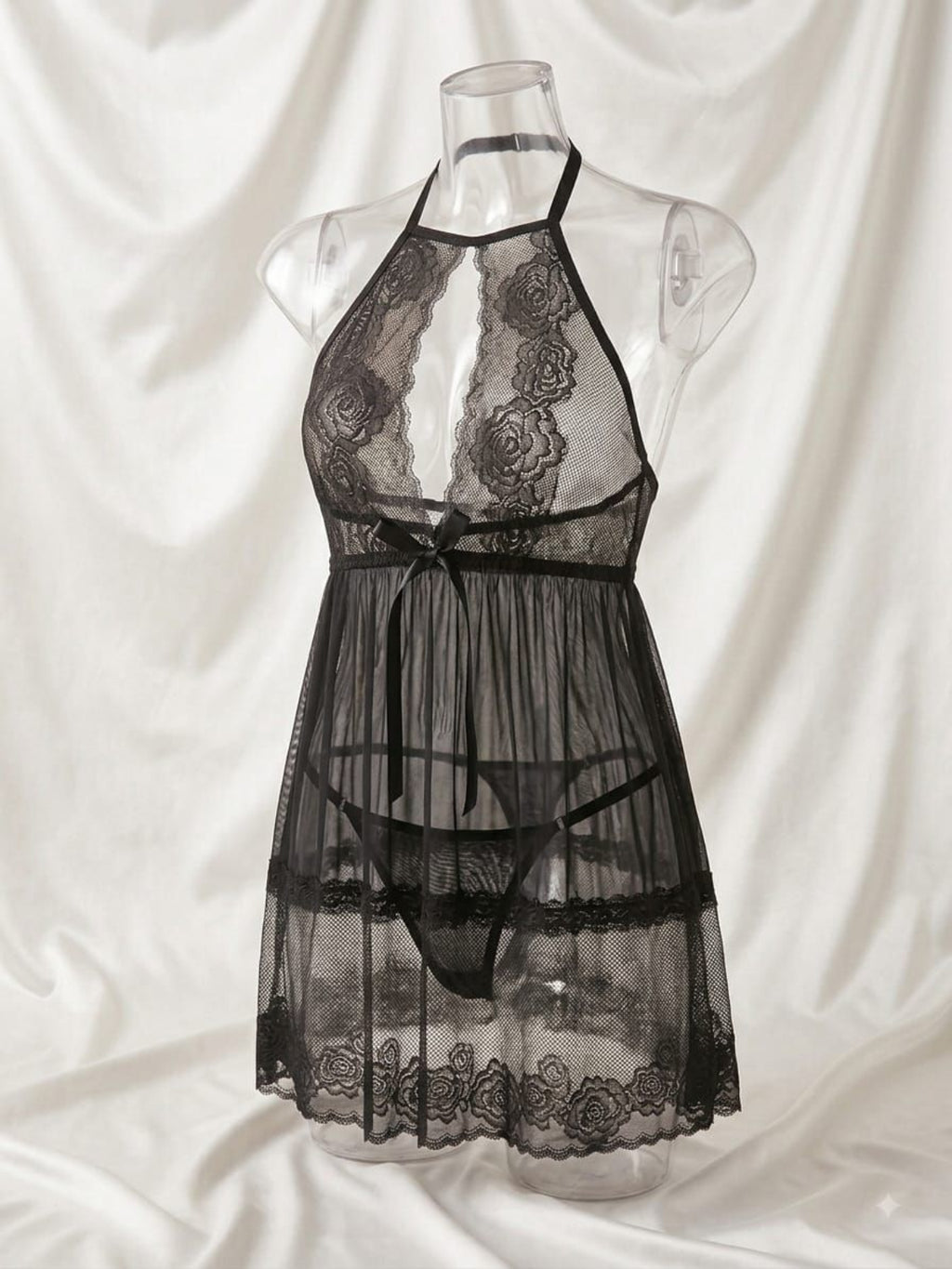 Women’s Lace Babydoll Lingerie Dress