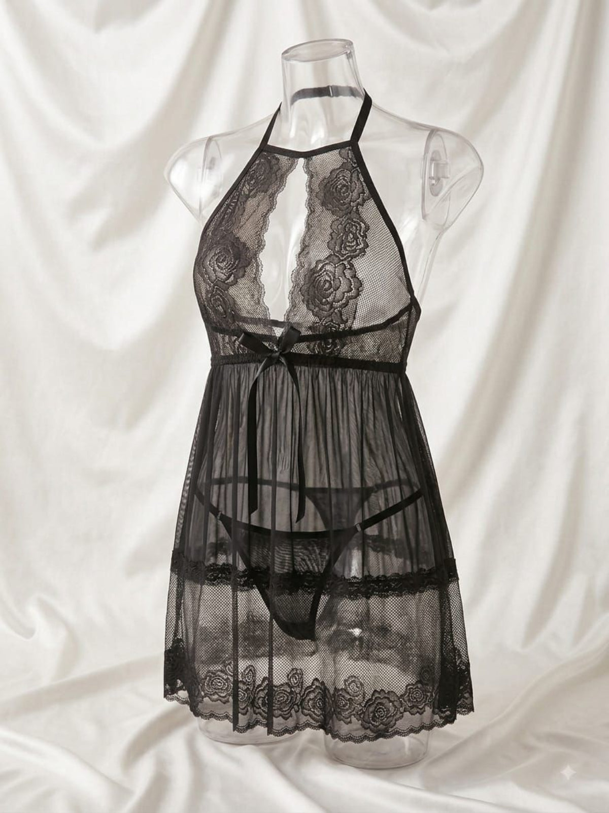 Women’s Lace Babydoll Lingerie Dress